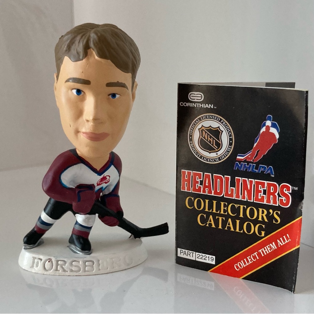 NHL Headliners Hockey Figure by Corinthian, 1997, FORSBERG